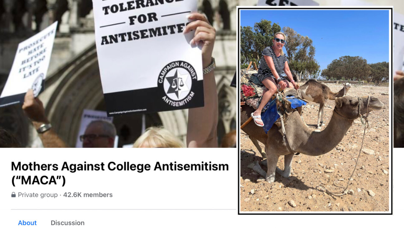 The Facebook group Mothers Against Campus Antisemitism, founded Oct. 26, 2023, by New York City mom and lawyer Elizabeth Rand, amassed more than 40,000 members in its first week. (Screenshot; Rand photograph courtesy)
