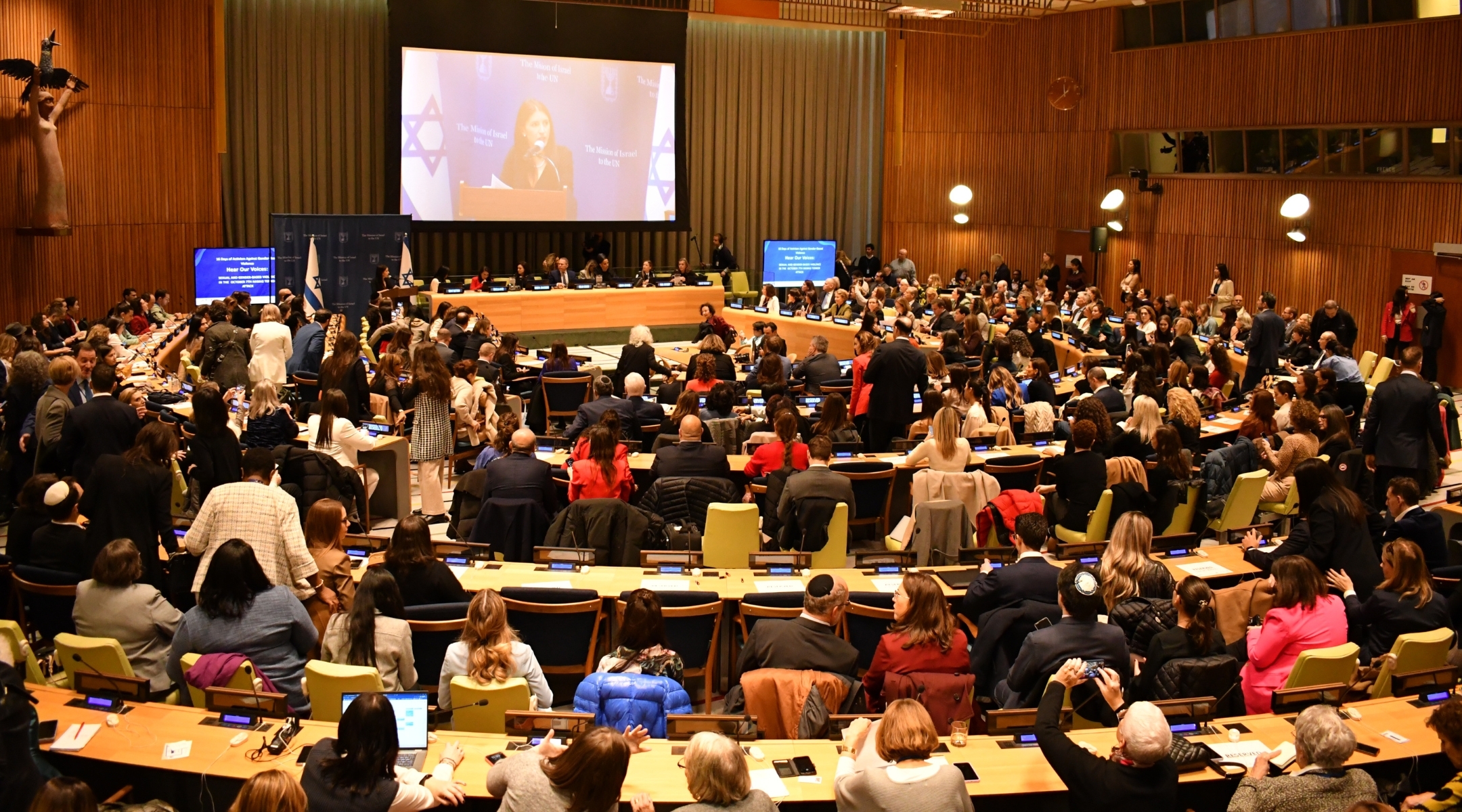 The United Nations on Dec. 4 held a special session on sexual violence committed by Hamas during the terror attacks on Oct. 7 (Jackie Hajdenberg)