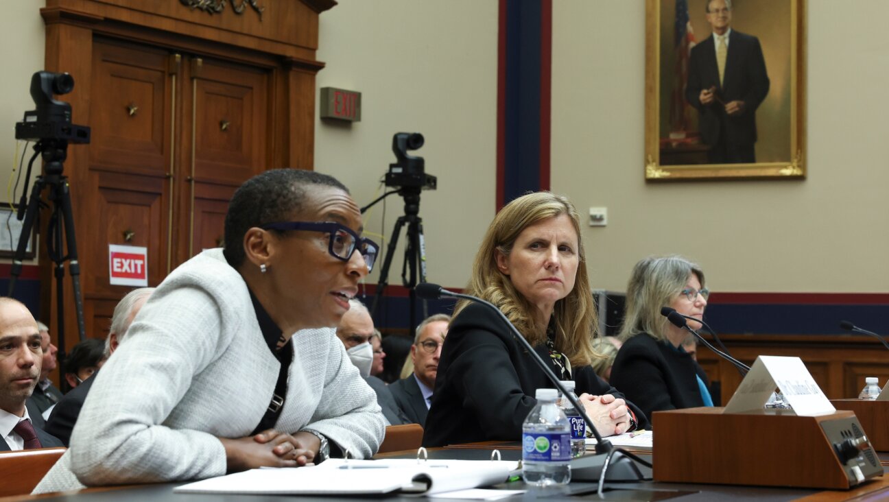 Claudine Gay, President of Harvard University, Liz Magill, President of University of Pennsylvania, and Sally Kornbluth, President of Massachusetts Institute of Technology, testify before the House Education and Workforce Committee on December 5, 2023, in Washington, DC. The Committee held a hearing to investigate antisemitism on college campuses. (Kevin Dietsch/Getty Images)