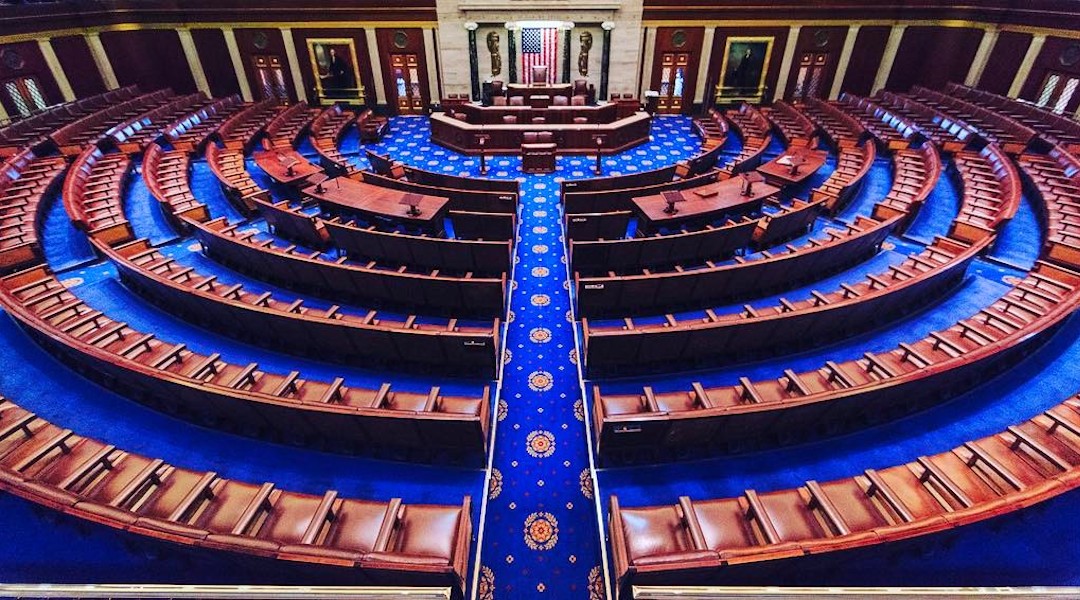 A view inside the U.S. House of Representatives in 2017. (Wikimedia Commons)
