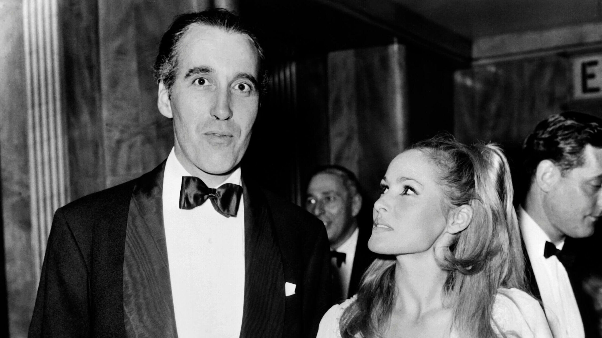 'Wicker Man' star Christopher Lee with Ursula Andress.  