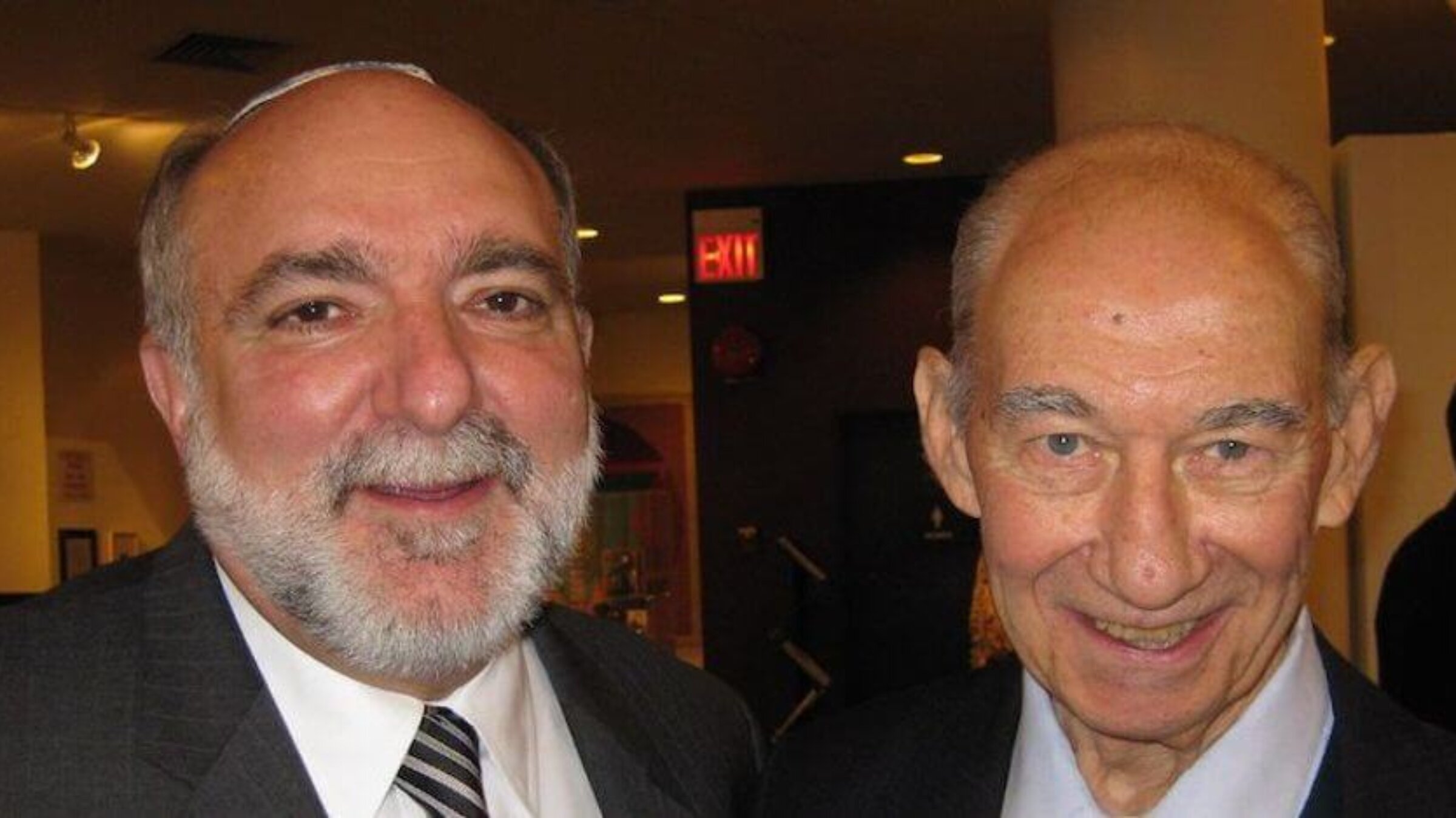 Rabbi David Ellenson (left), former president of Hebrew Union College, has died at 76.