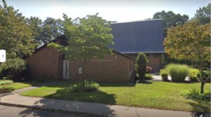 An undated photo of Agudas Achim synagogue in Attleboro, Massachusetts. 