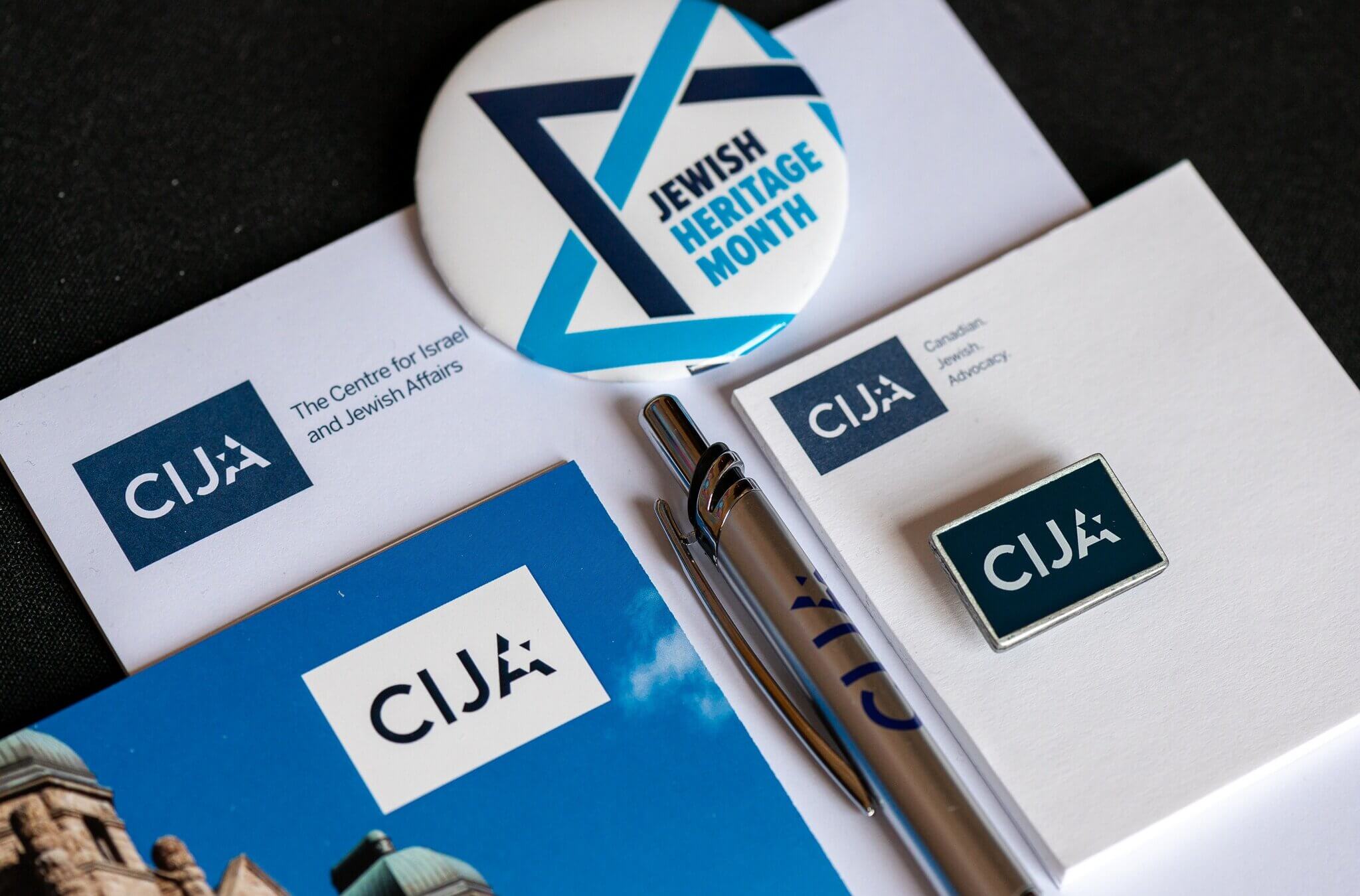 Materials from the Centre for Israel and Jewish Affairs. The organization, which is the leading Jewish advocacy group in Canada, is facing criticism over a series of newspaper articles written by David Weinberg, the director of its office in Israel.