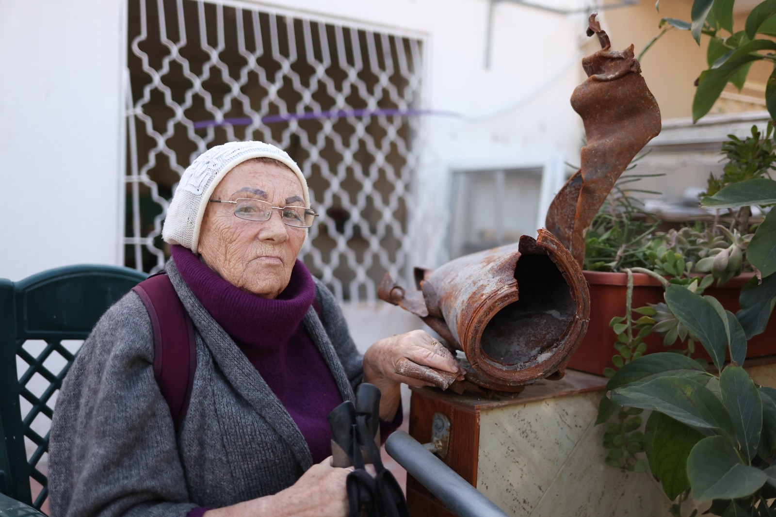 Mira Talalayevsky was 2 when her mother fled with her from the Nazis in Kyiv. On Oct. 8, 2023, a Hamas rocket destroyed her apartment in Ashkelon, Israel. (Photo by Mishel Amzallag, courtesy International Fellowship of Jews and Christians)