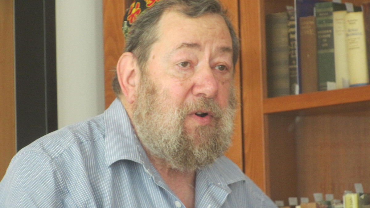 Rabbi Arthur Green, founder of Hebrew College, near Boston.
