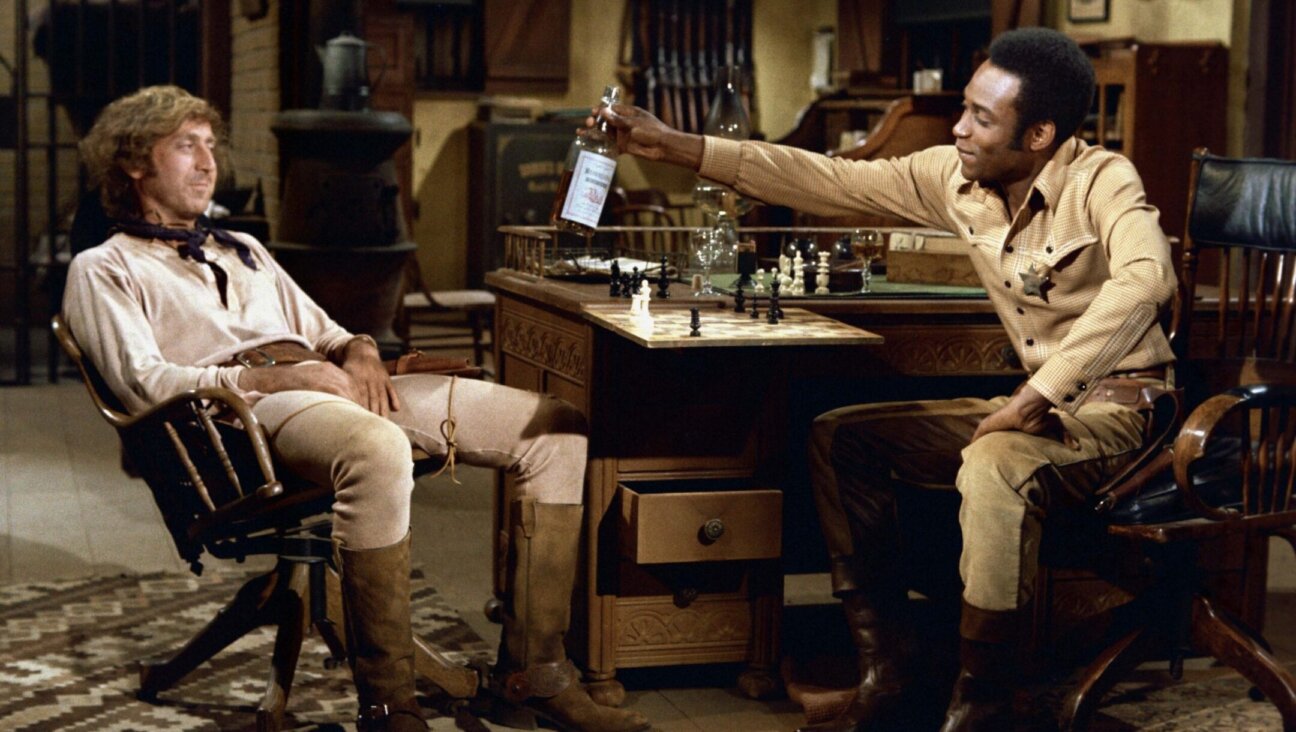 Gene Wilder and Cleavon Little appear in a scene from 1974’s “Blazing Saddles.” (Courtesy Fathom)