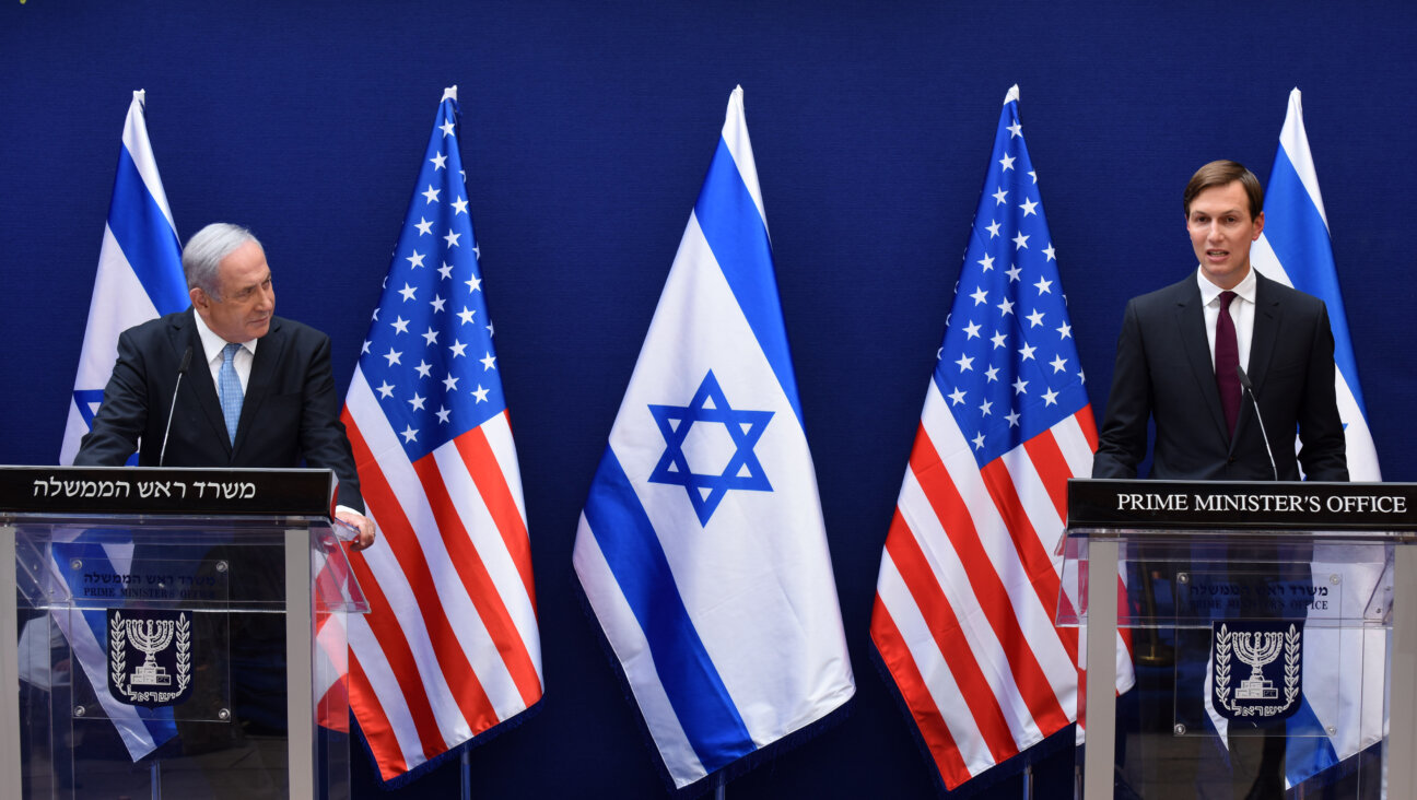 Jared Kushner, then an advisor to President Donald Trump, speaks at a press conference with Israeli Prime Minister Benjamin Netanyahu following the normalization of ties between Israel and the United Arab Emirates in Aug. 2020.