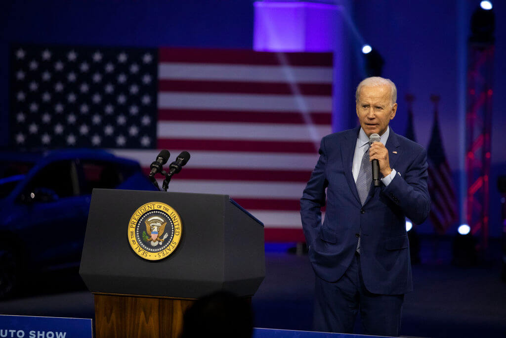 President Joe Biden in Detroit, Michigan, in 2022.