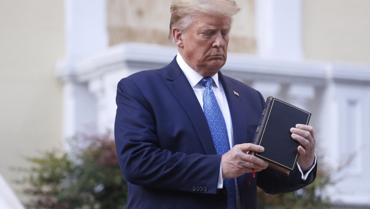 Trump poses with a bible outside St. John's Episcopal Church in Washington, D.C. on June 1, 2020.