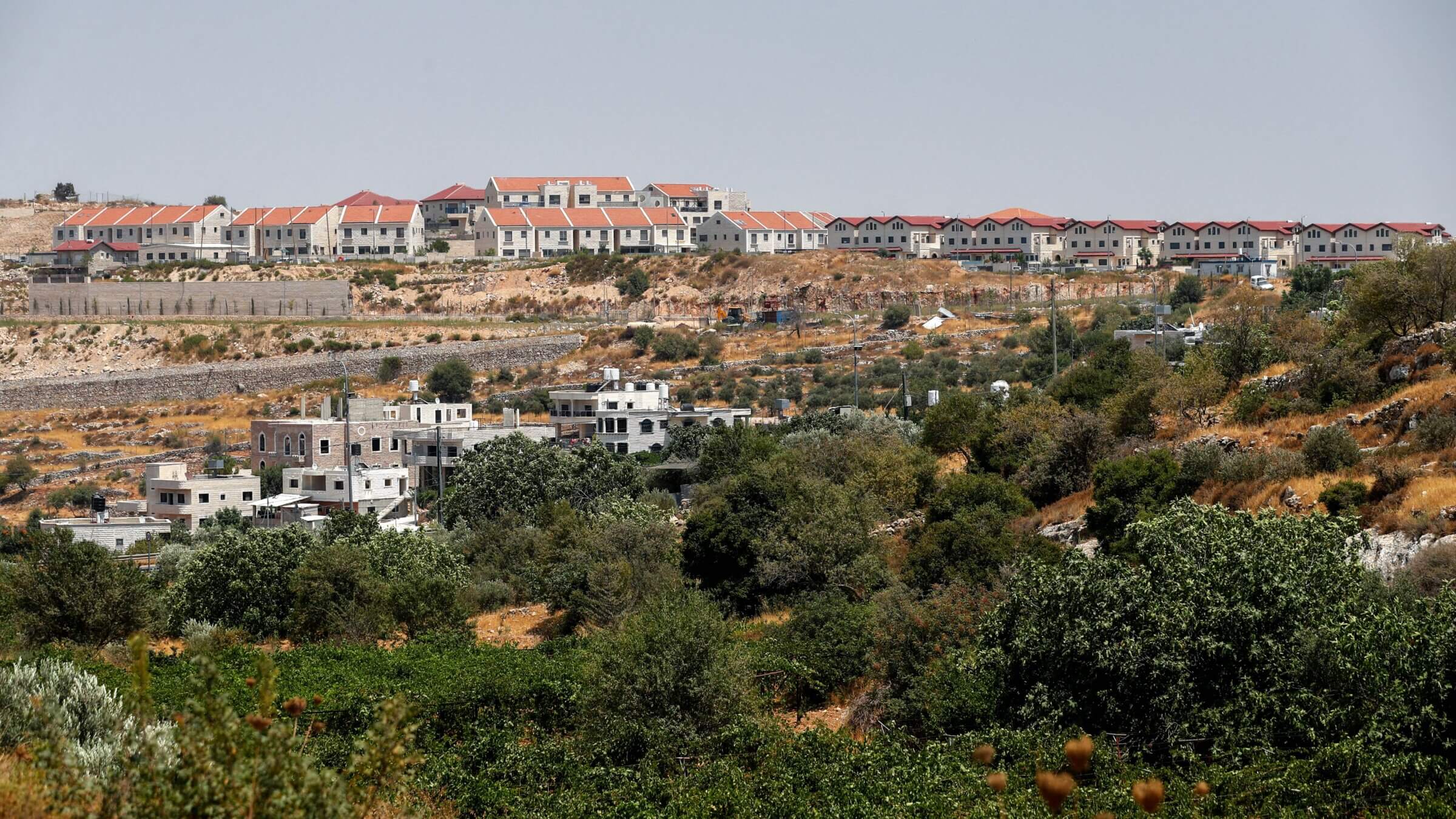 A view of the Israeli settlement of Efrat in 2021.