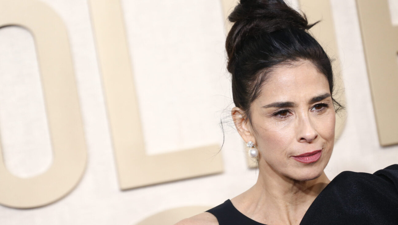 Sarah Silverman, seen at the Golden Globes in January 2024, has sued OpenAI over its use of her content in its database. (Photo by Tommaso Boddi/Golden Globes 2024/Golden Globes 2024 via Getty Images)