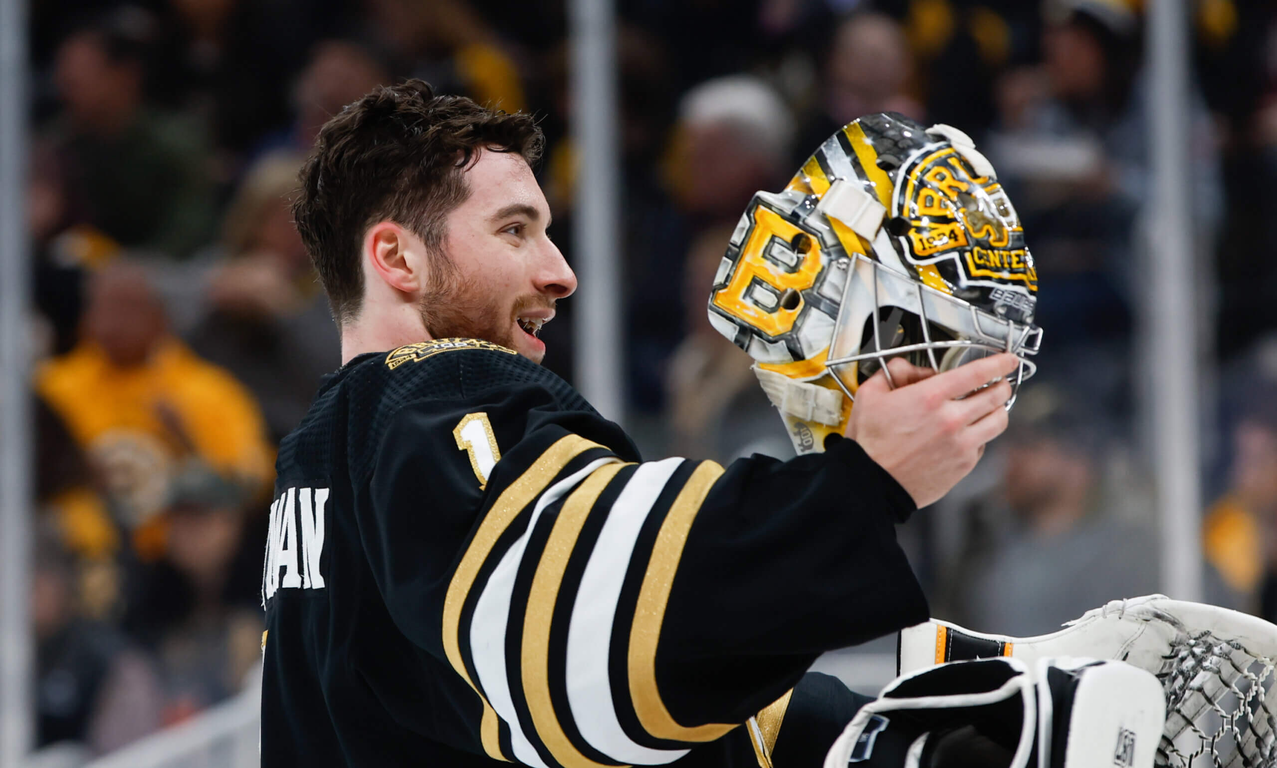 Bruins' Swayman recalls Anchorage bar mitzvah in video message – The Forward