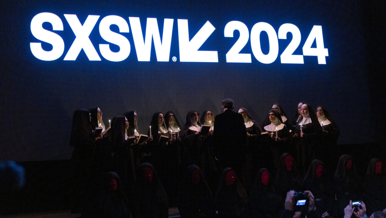 As at many cultural events, artists have protested the Israel-Hamas war at the SXSW 2024 Conference and Festivals held at the Paramount Theatre in Austin, Texas. (Samantha Burkardt/SXSW Conference & Festivals via Getty Images)