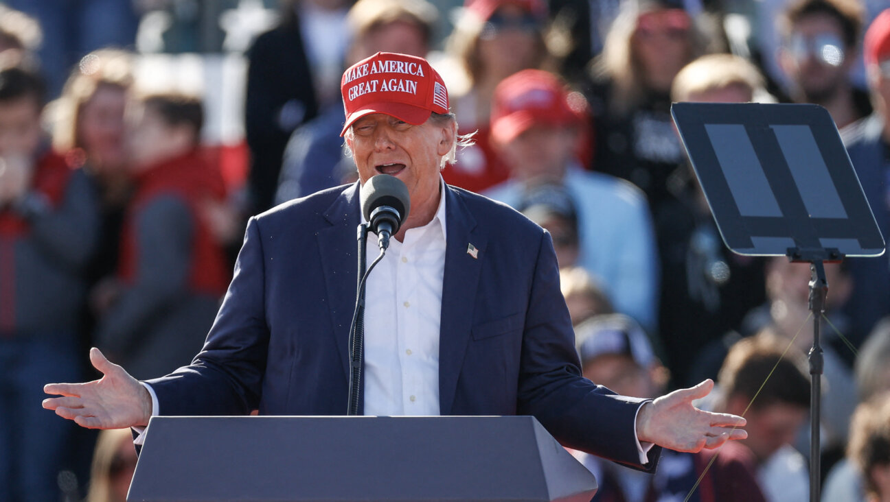 Donald Trump at a rally in Vandalia, Ohio, on March 16.