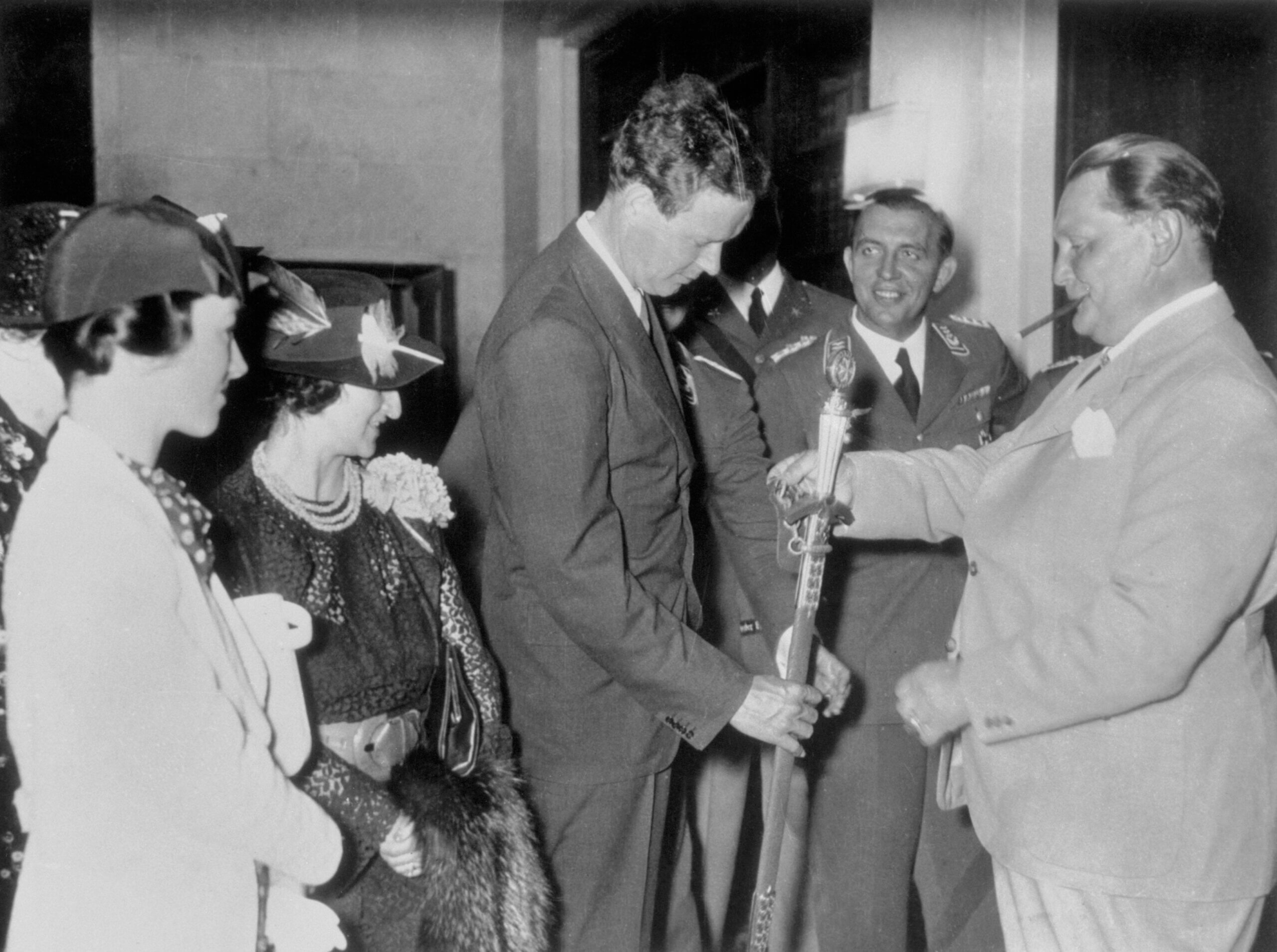 Charles Lindbergh Hermann Goering nazi medal