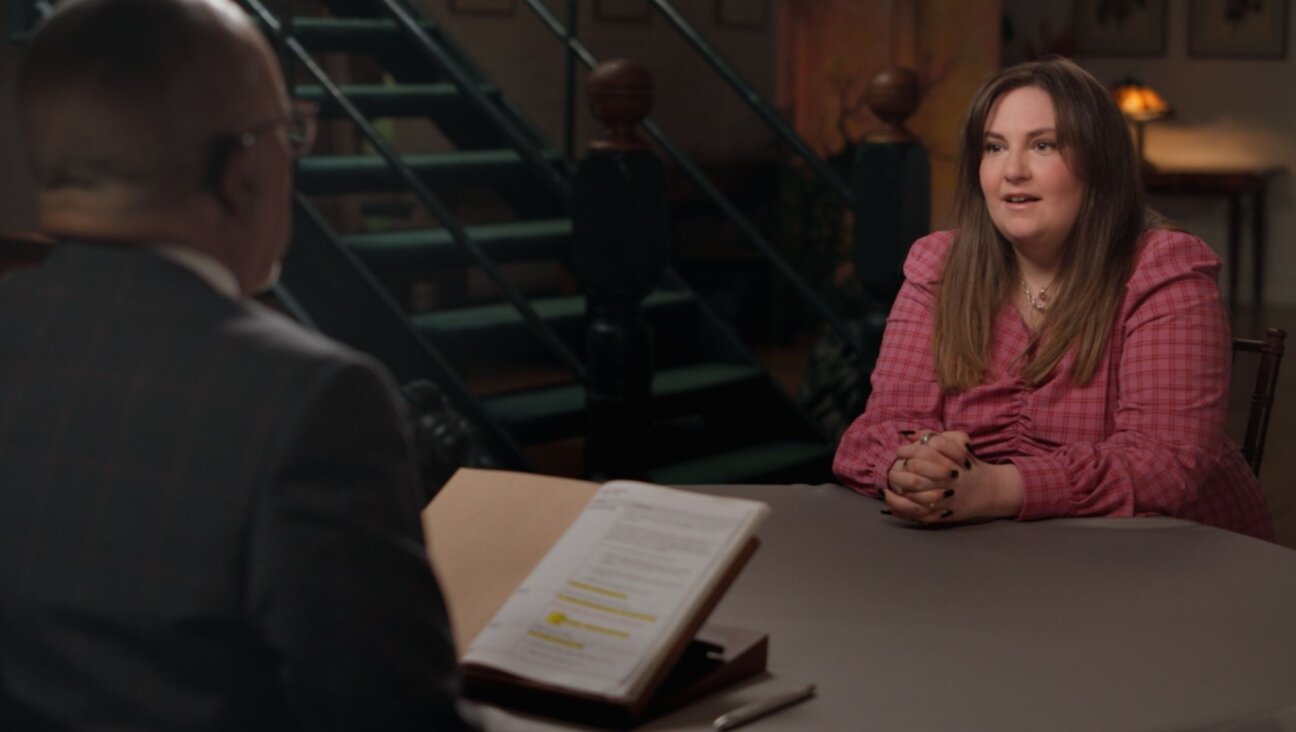 Lena Dunham appears on PBS’s genealogy series “Finding Your Roots.” (Courtesy of PBS)