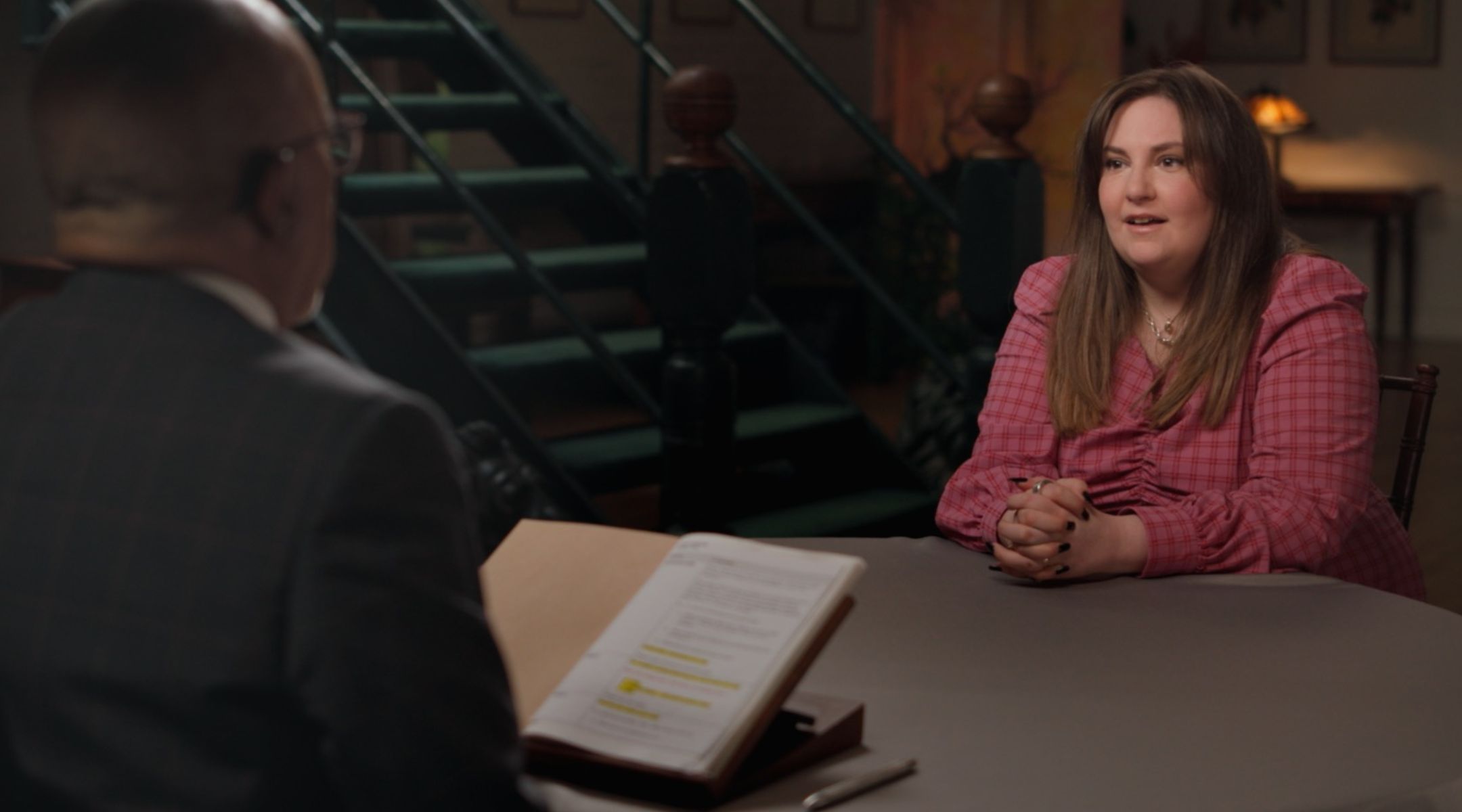 Lena Dunham appears on PBS’s genealogy series “Finding Your Roots.” (Courtesy of PBS)