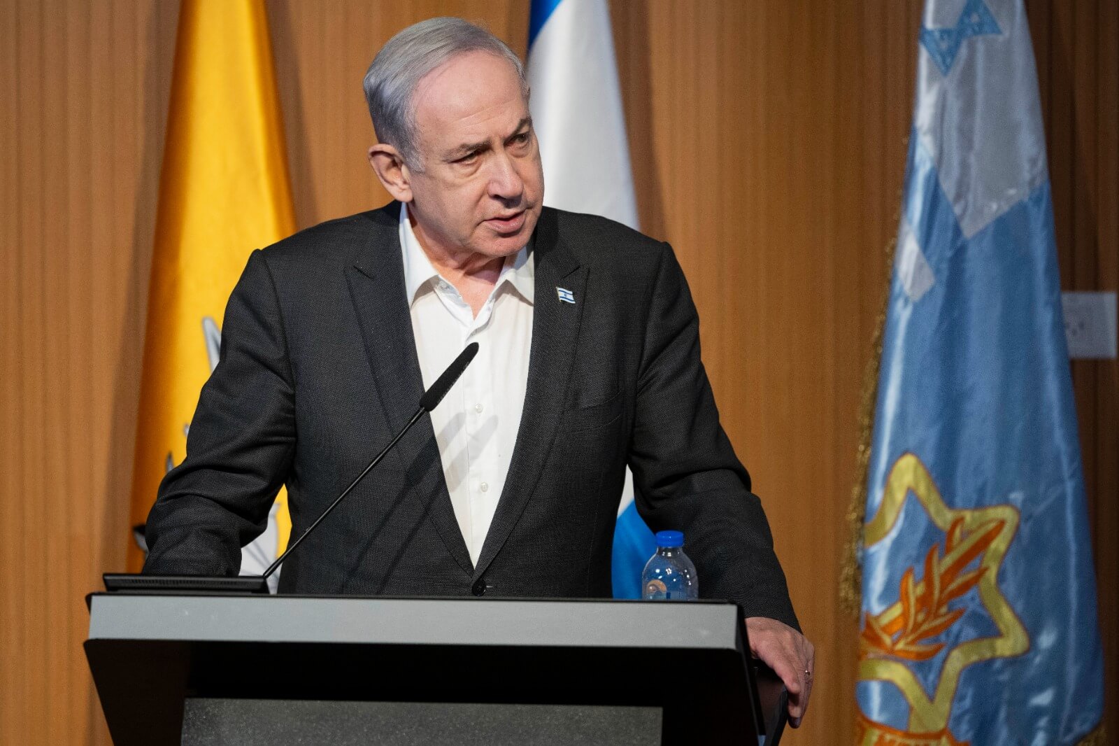 Israeli Prime Minister Benjamin Netanyahu in February  2024. 