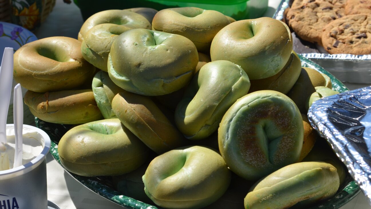 At its St. Patrick's Day banquet, the club would serve green bagels and kosher corned beef.