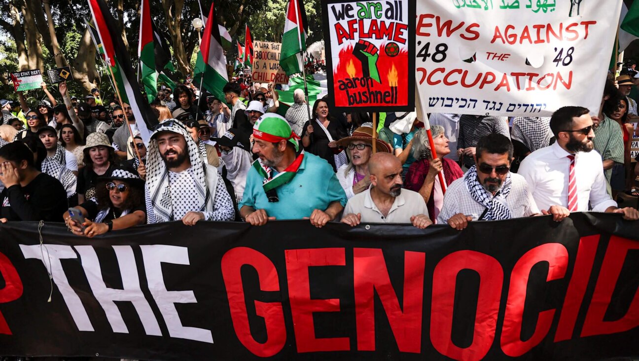 Members of the Australian Palestinian community and supporters during a protest in central Sydney, March 3, 2024. 