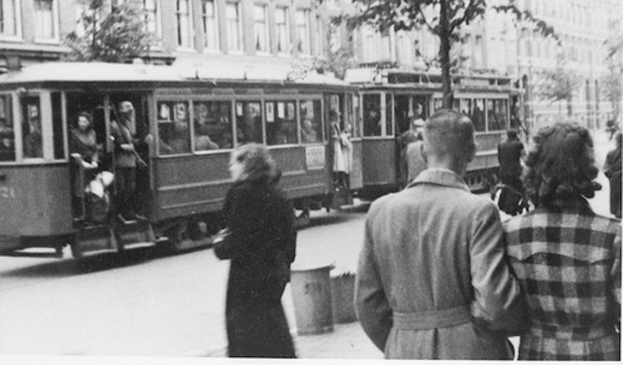 Nazis and their Dutch collaborators used the GVB public tram system to deport Dutch Jews during the Holocaust. (Courtesy Willy Lindwer)