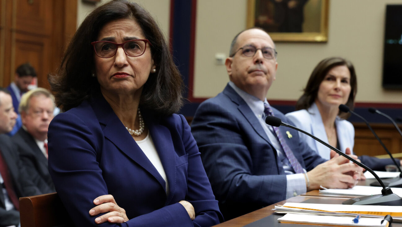 Columbia University officials, including President Nemat “Minouche” Shafik, Dean Emeritus David Schizer and Board of Trustees Co-Chair Claire Shipman, testify before the House Committee on Education & the Workforce, Washington, D.C.,  Apr. 17, 2024. 