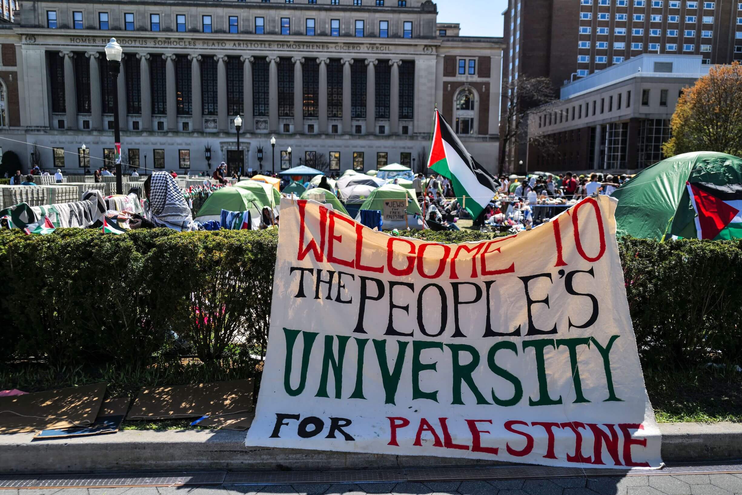 Columbia University Gaza protest Edward Said