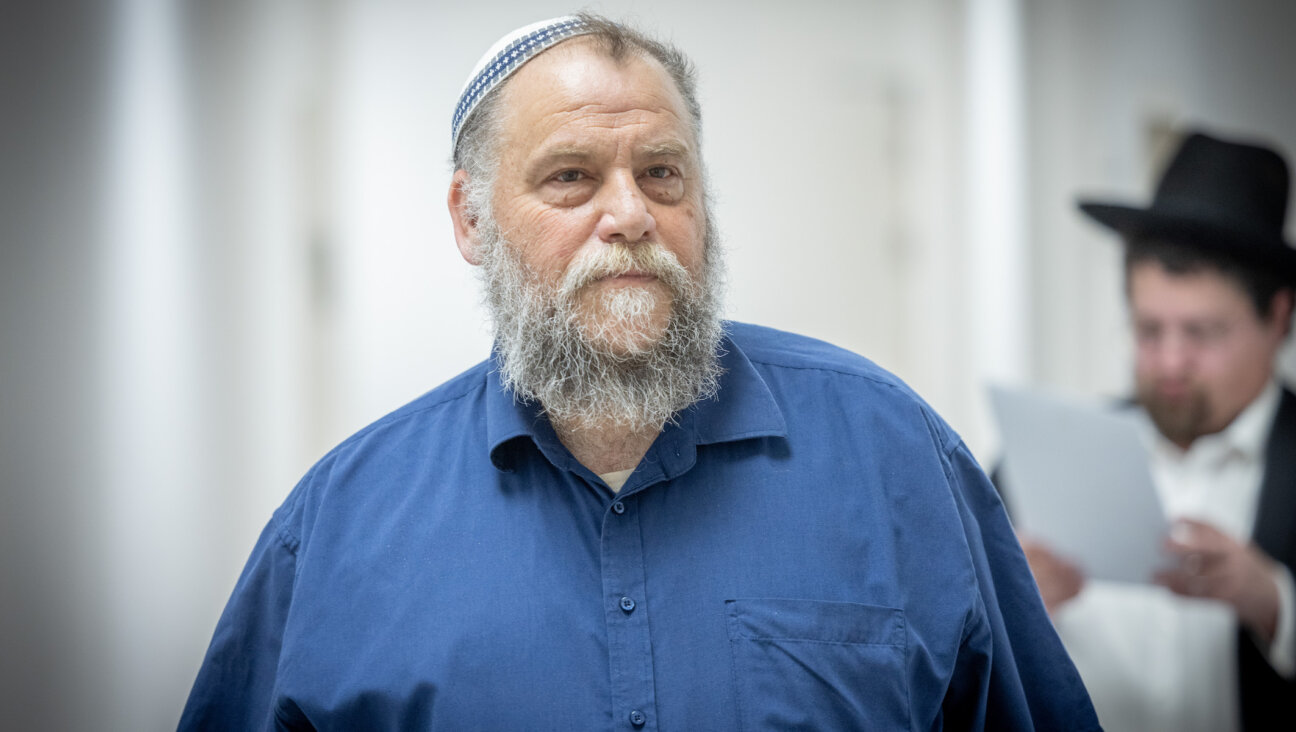 Lehava chairman Benzi Gopstein seen after a court hearing on March 31, 2024. (Chaim Goldberg/Flash90)