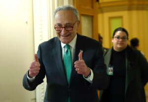 Senate Majority Leader Chuck Schumer (D-NY). 