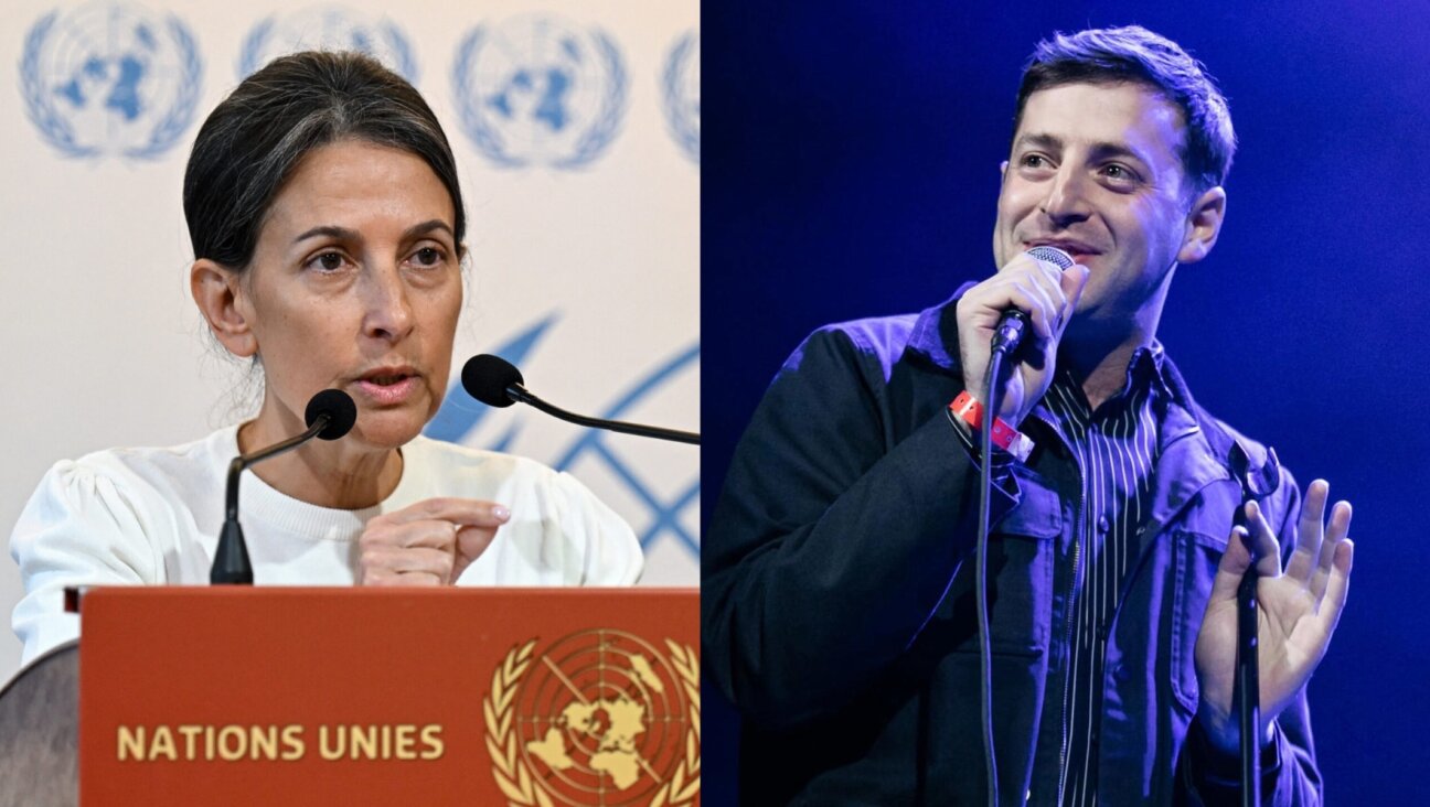 Rachel Goldberg-Polin and Alex Edelman appear on the Time 100 list for 2024. (Images via Stephanie Augello, Fabrice Coffrini/AFP via Getty Images)