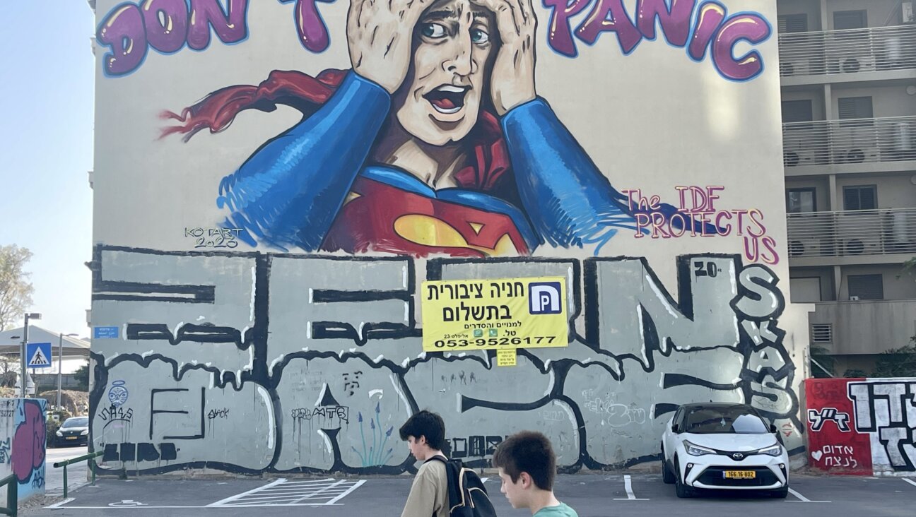 A mural in Tel Aviv's Florentine neighborhood captures the mood in post-Oct. 7 Israel.