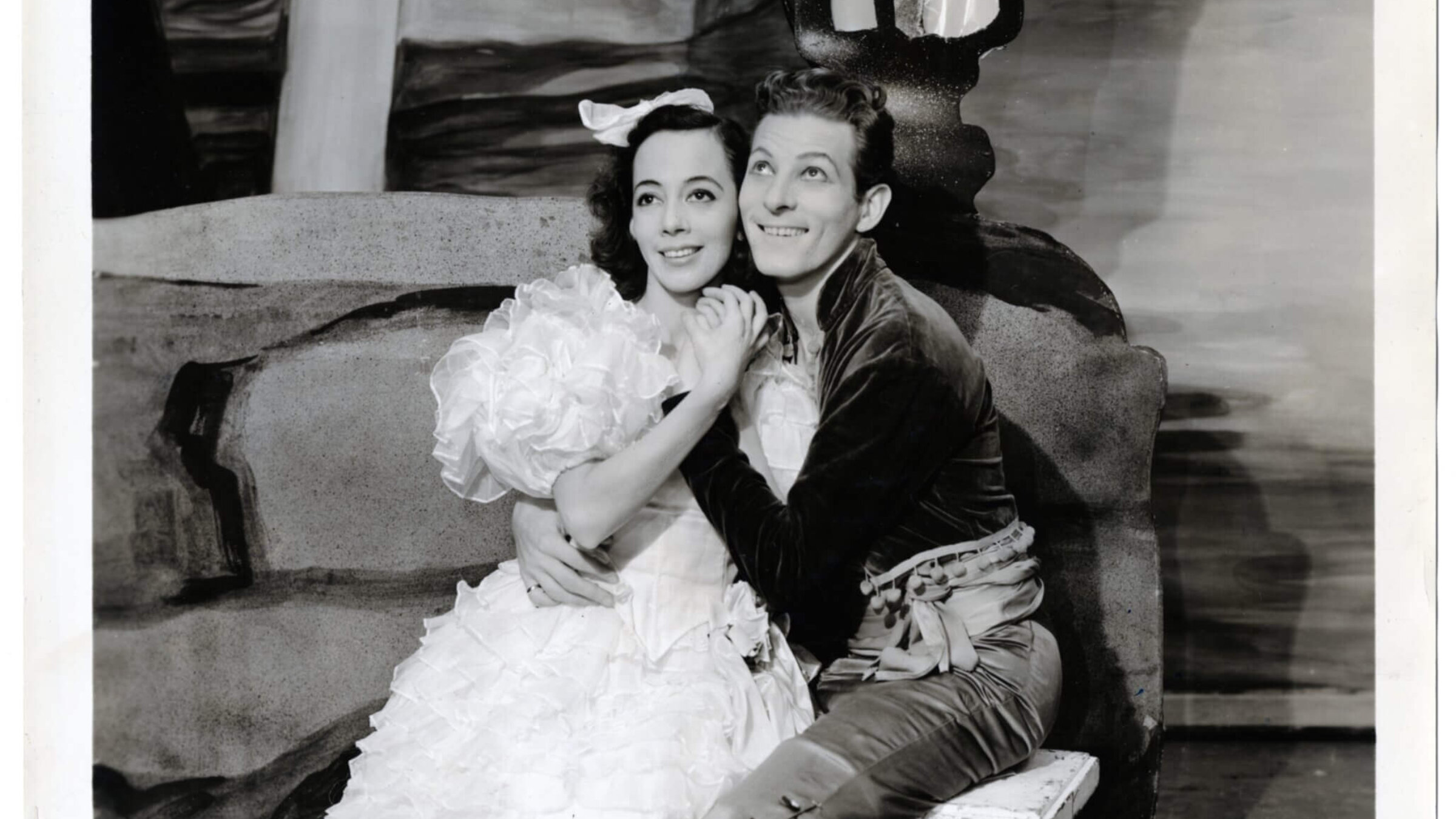 Danny Kaye with Imogene Coca, circa 1939.