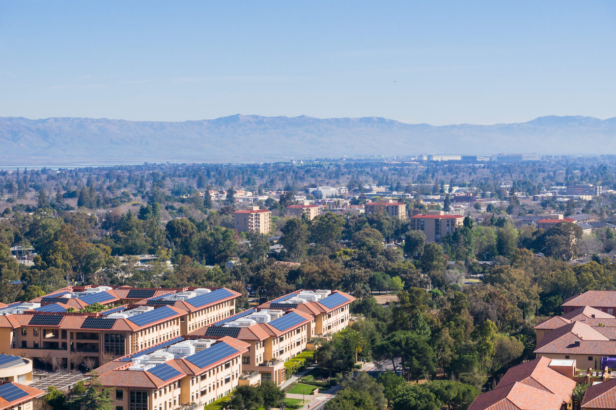 A view of Palo Alto, California.