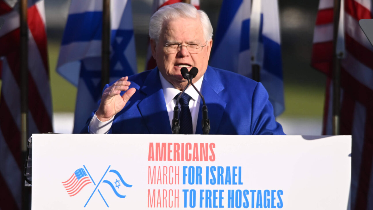 Pastor John Hagee, founder of Christians United for Israel, speaks during the March For Israel Nov. 14 in Washington, D.C.