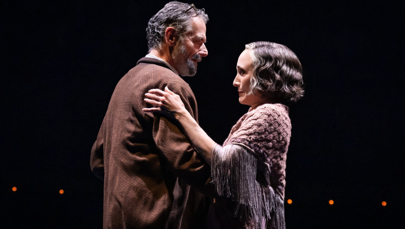 Steven Skybell as Herr Schultz and Bebe Neuwirth as Fraulein Schneider in Rebecca Frecknell's revival of "Cabaret" at the August Wilson Theatre.