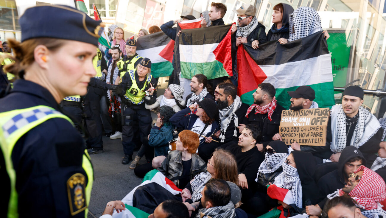 Pro-Palestinian demonstrators protested against Israel's participation in the Grand Final of Eurovision 2024 outside Malmö Arena on Saturday.