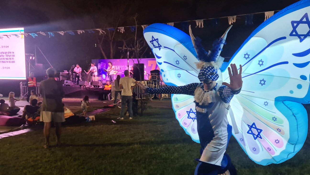 A family-oriented Israeli Independence Day celebration in Jaffa was relatively sparsely attended amid dampened spirits because of the Israel-Hamas war. (Deborah Danan)