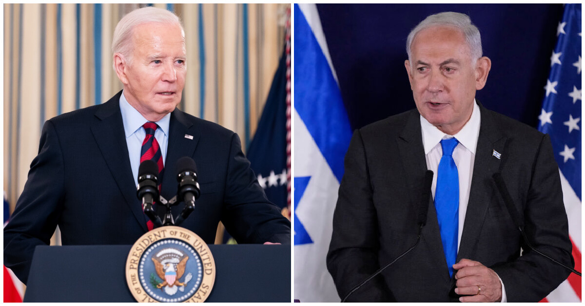 President Joe Biden and Prime Minister Benjamin Netanyahu.