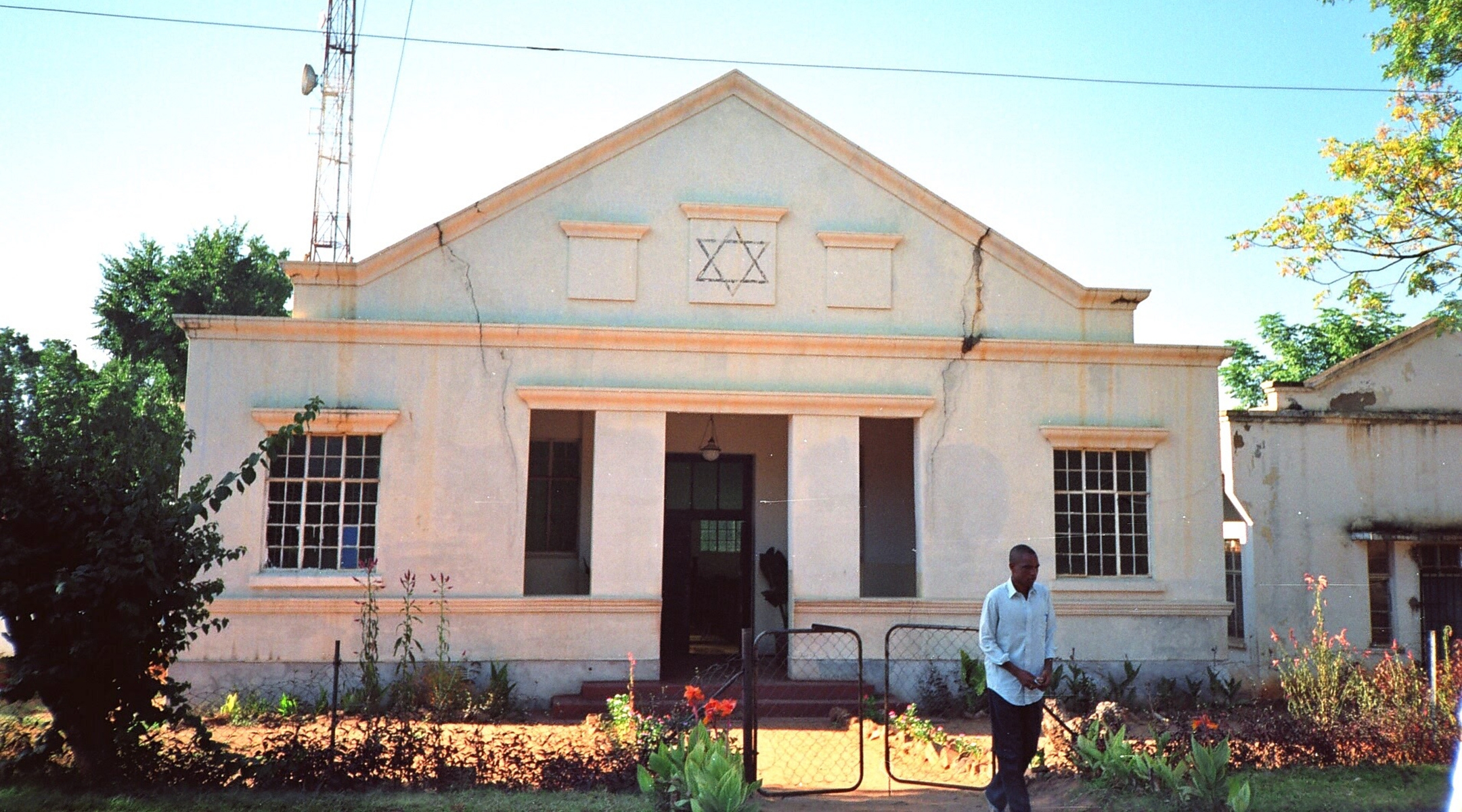 The former synagogue of Livingstone, Zambia, is used today as a church. (Courtesy Rabbi Moshe Silberhaft)