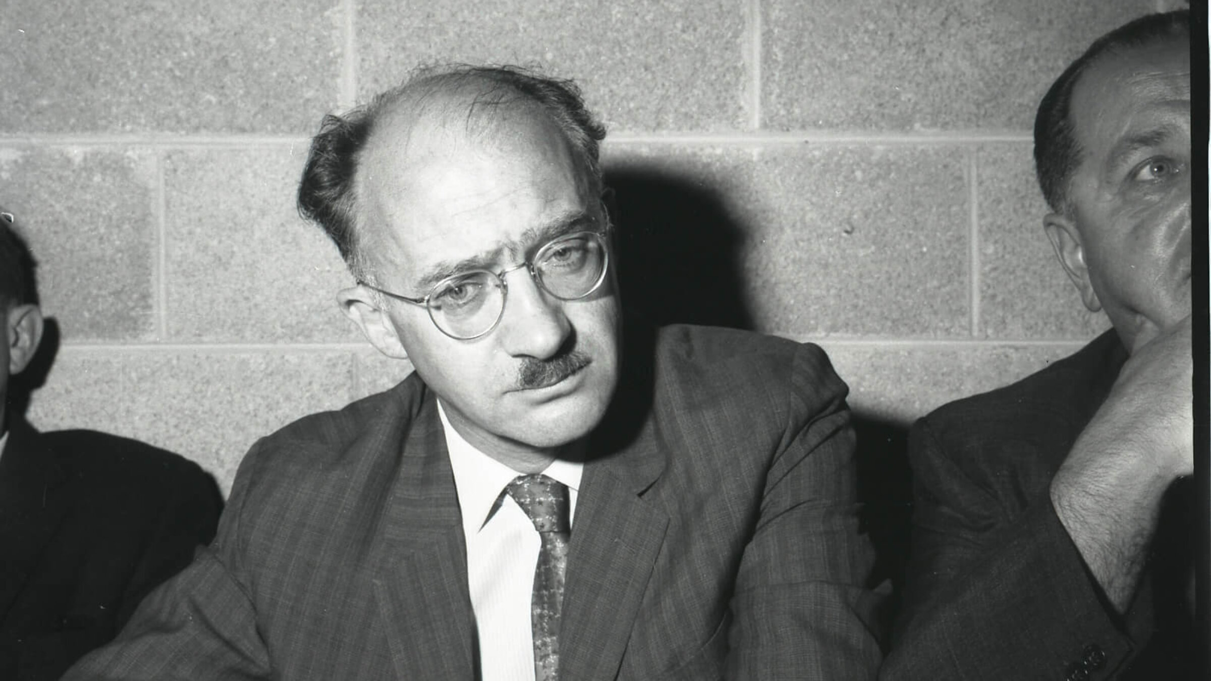 The Yiddish poet and Vilna partisan, Abraham (Avrom) Sutzkever in 1962