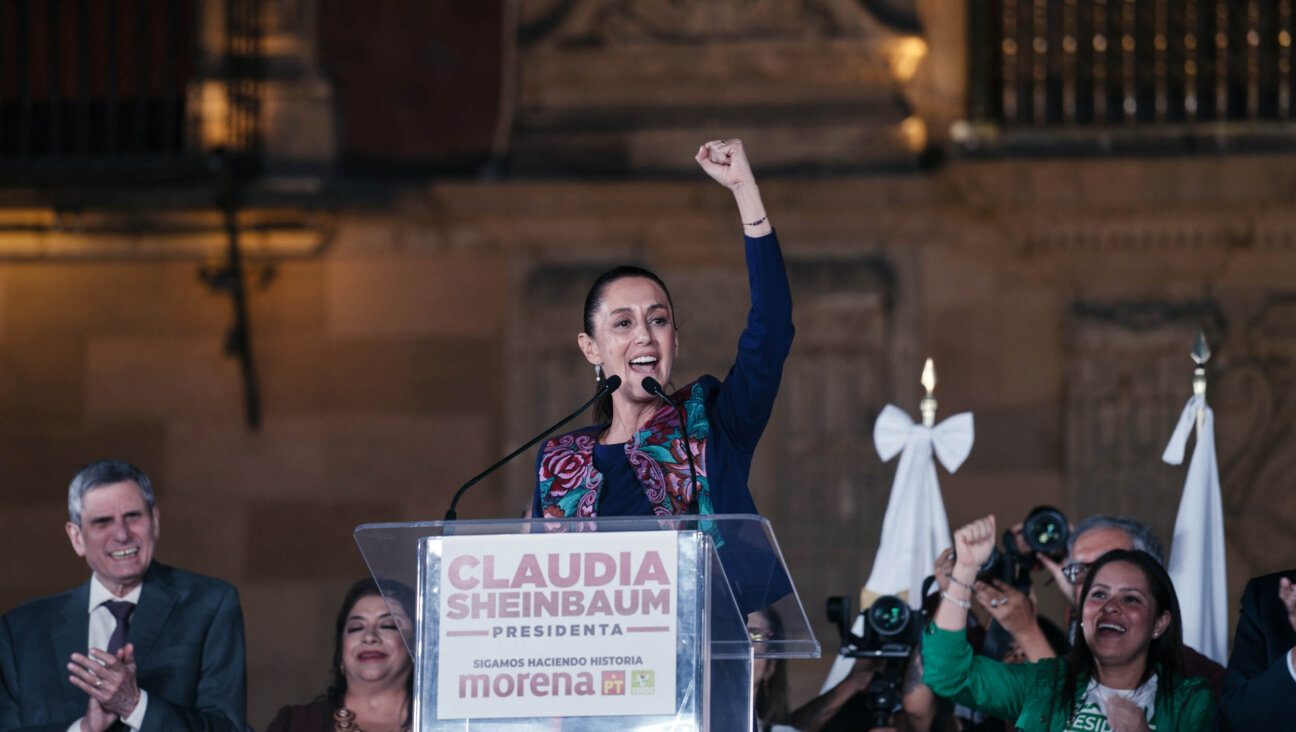 Claudia Sheinbaum gives a victory speech after winning Mexico's presidential election. 