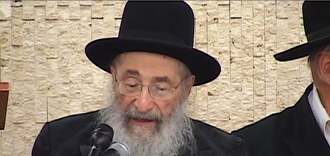 Rabbi Moshe Wolfson, popular spiritual leader of Yeshiva Torah Vodaath ...