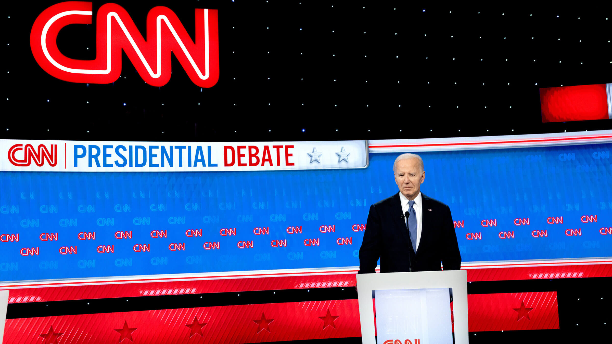 Joe Biden at the first 2024 presidential debate.