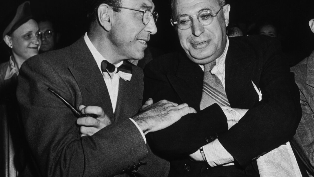 Herbert Biberman, at left, with screenwriter Samuel Ornitz.