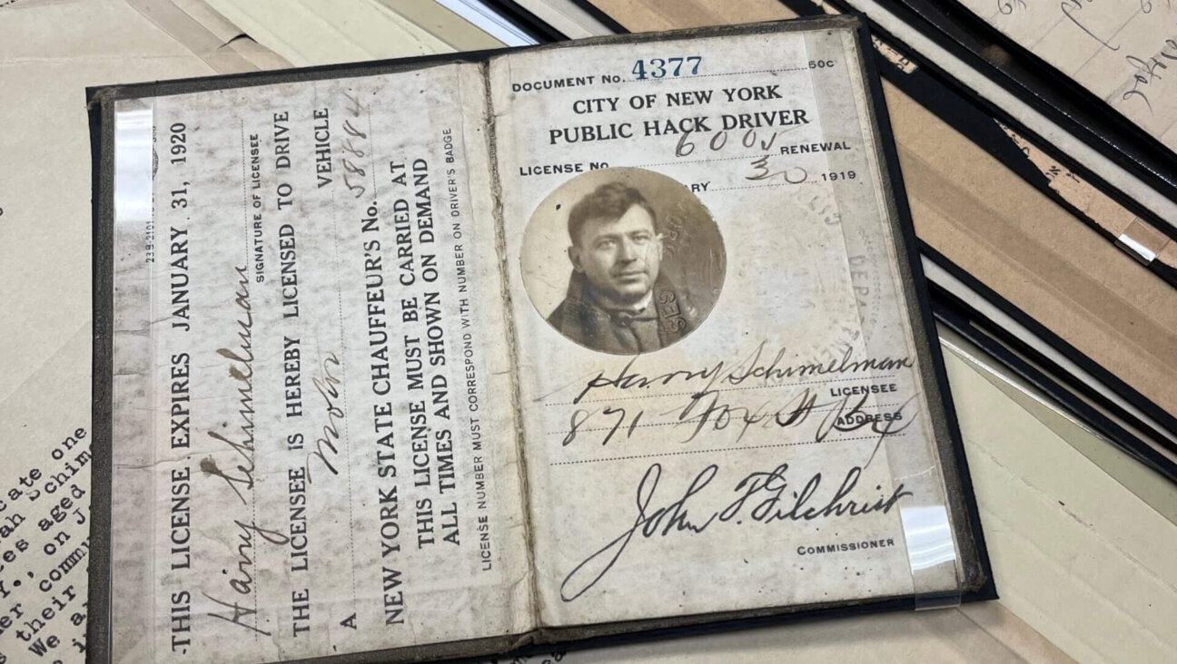 Harry Schimmelman's hack license.