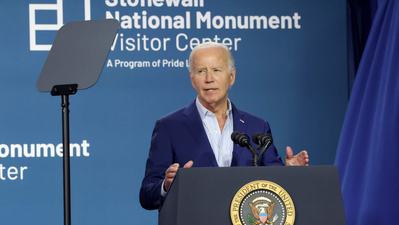 President Joe Biden speaks at the Grand Opening Ceremony for the Stonewall National Monument Visitor Center on June 28.
