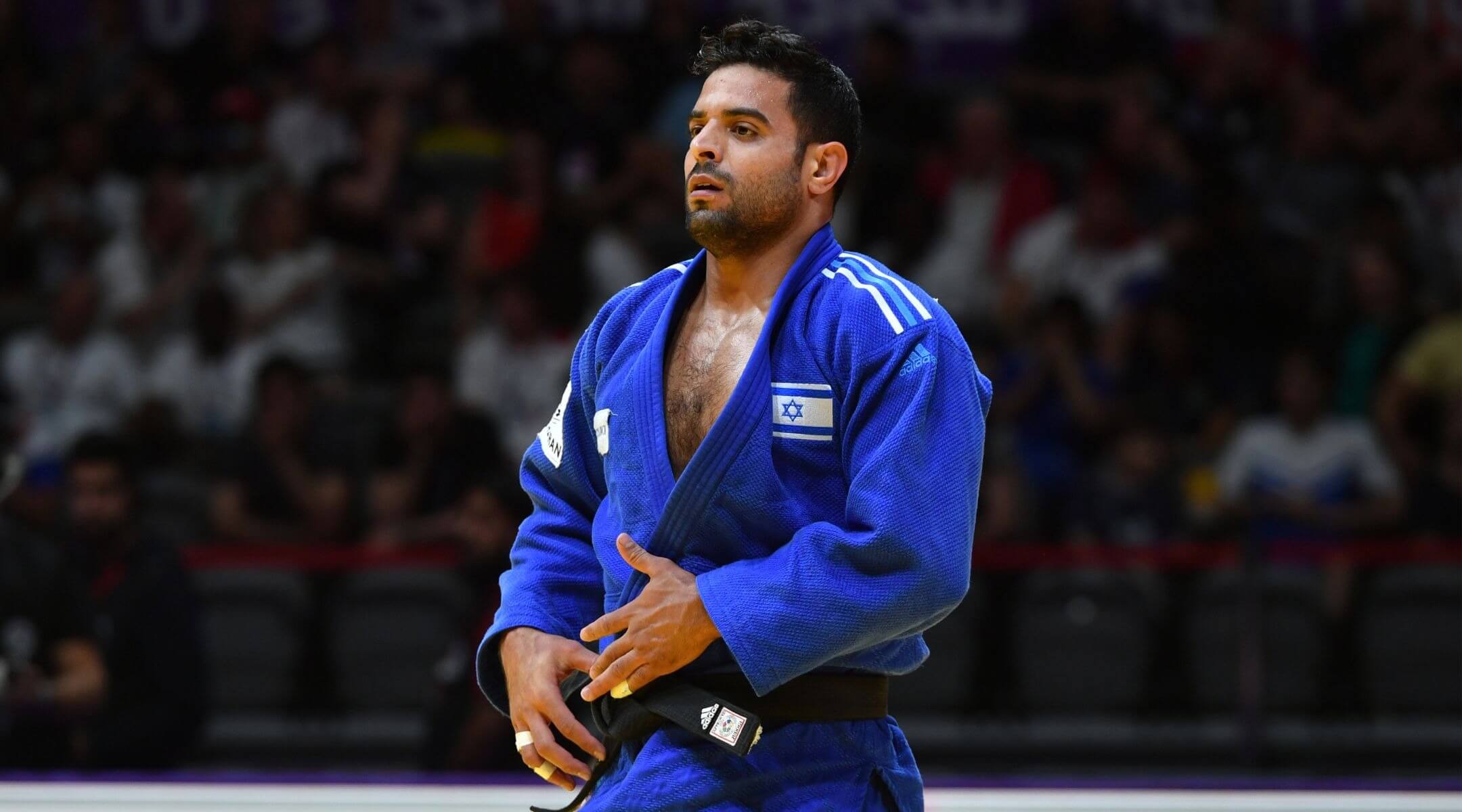 Sagi Muki during the 2023 World Judo Championships, May 10, 2023, in Doha, Qatar.