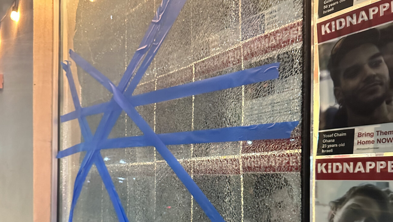Someone shattered the front window of the Golden Dolphin on Saturday. The owner of the diner, in Huntington, New York, put up posters of the hostages held in Gaza in October.  Police are  investigating the damage as a hate crime.