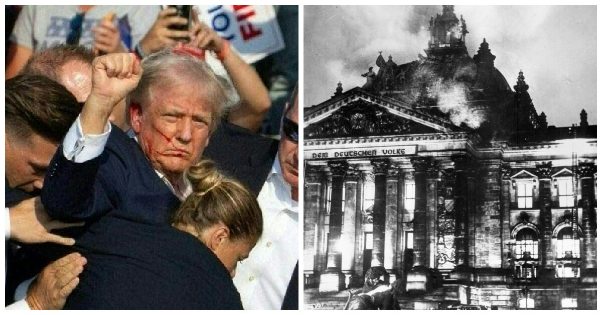 Trump shooting ‘Reichstag fire’ moment meaning The Forward